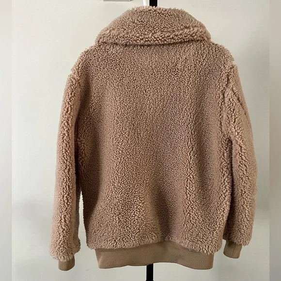 ARITZIA Wilfred Free The Teddy Sherpa Jacket, Size XXSMALL. - Picture 2 of 7
